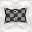 checkered throw pillow- hidden beige zipper-cool affordable pillows- Wavechoppa