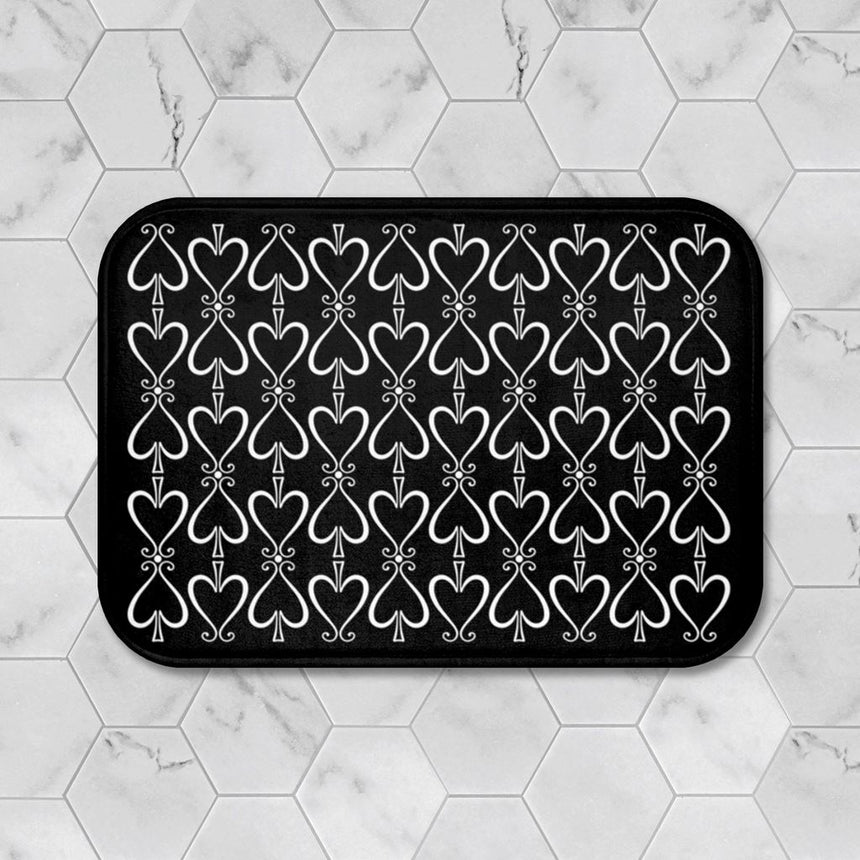 choppa bath mat-cool bathmats-microfiber- white texture-popping design- Wavechoppa